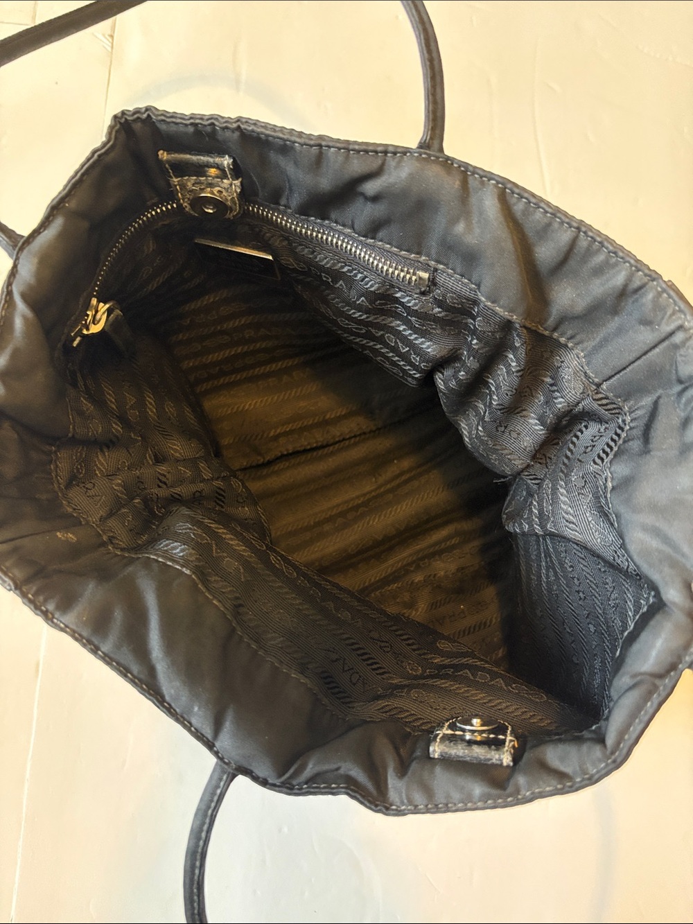 Prada Black Nylon Tote - Picture 5 of 14